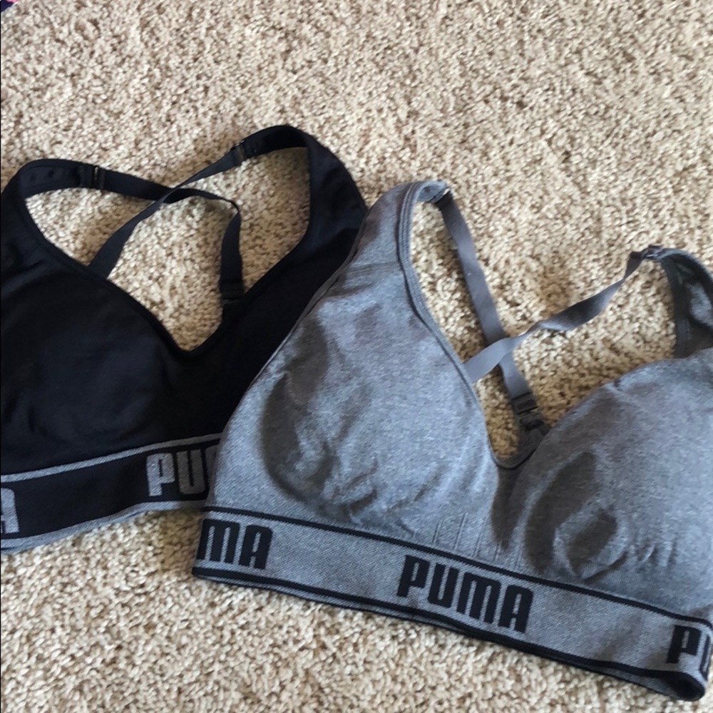 Puma sports bras (x2)